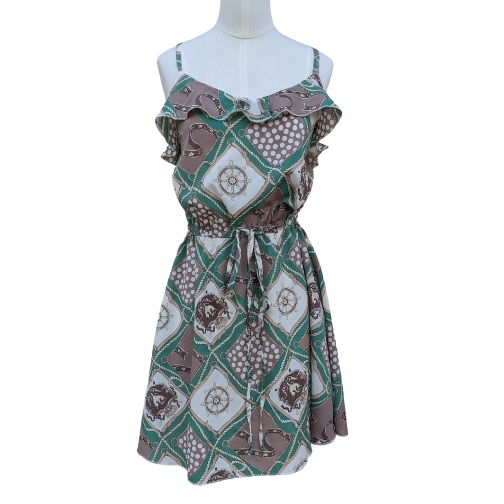 Women Ruffle Mini Dress by Available